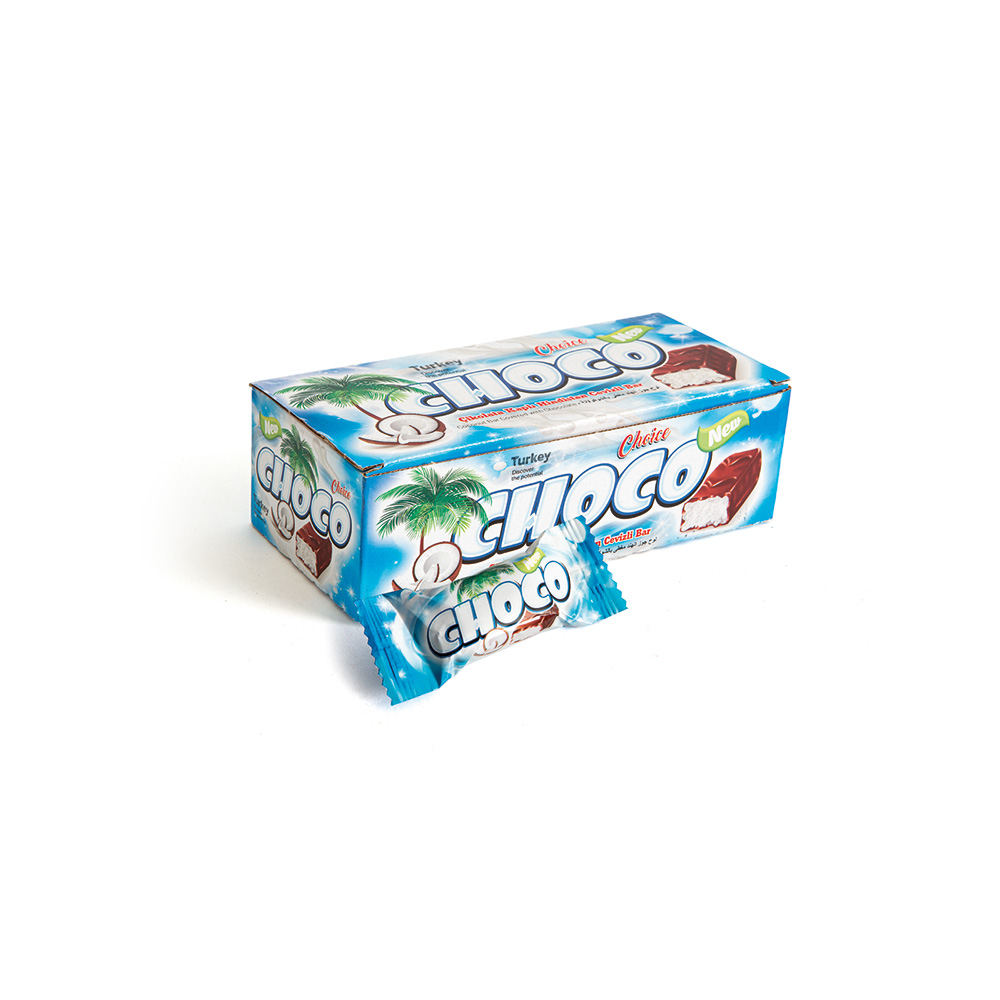Choco Cikolata Kaplı Hindistan Cevizli Bar